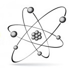 Atom strukturasi tasviri - Ilm-fanning umumiy logotipi sifatida ommalashgan giposikloida